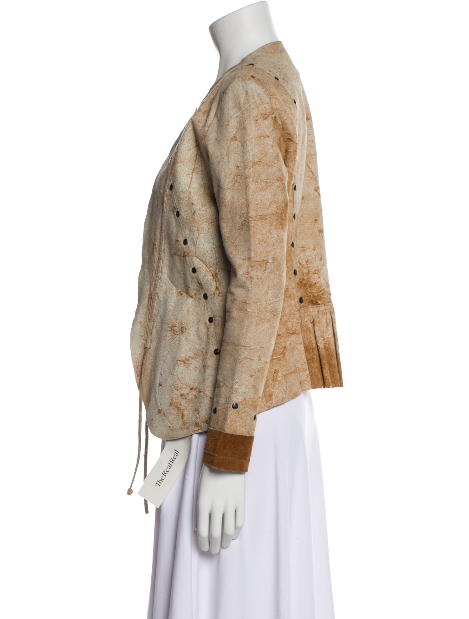 Nicole Miller Printed Evening Jacket
